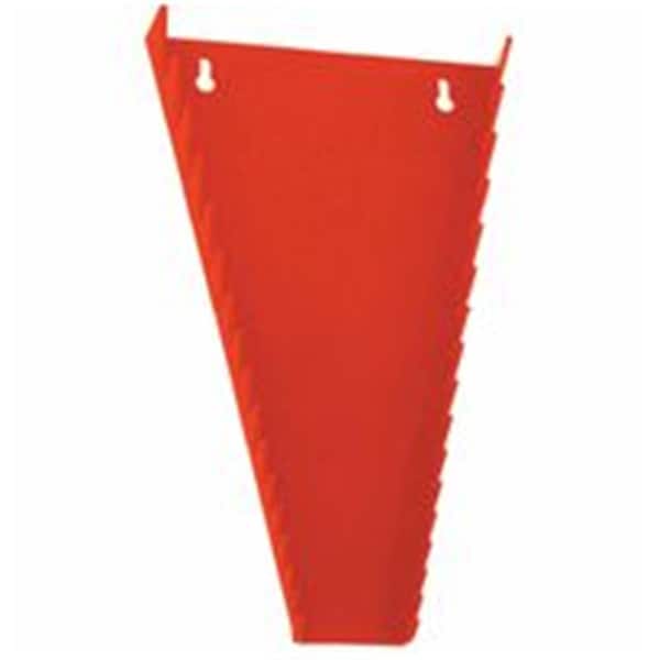 Homepage Wrench Gripper Rack - 16 Slots Red Plastic Tapered Sides - HO322880