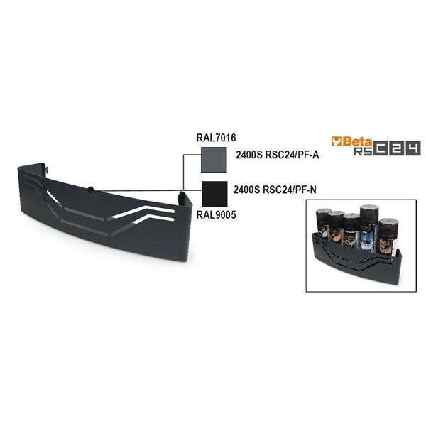 Beta 2400 RSC24/PF-A Accessory Tray for Mobile Roller Cabinet RSC24 - 024004905