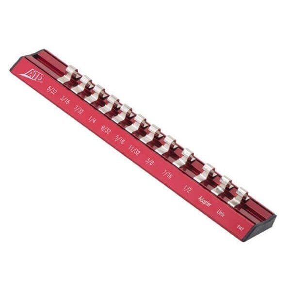 Atd Tools ATD 1/4-inch SAE Magnetic Aluminum Socket Rail - 9314