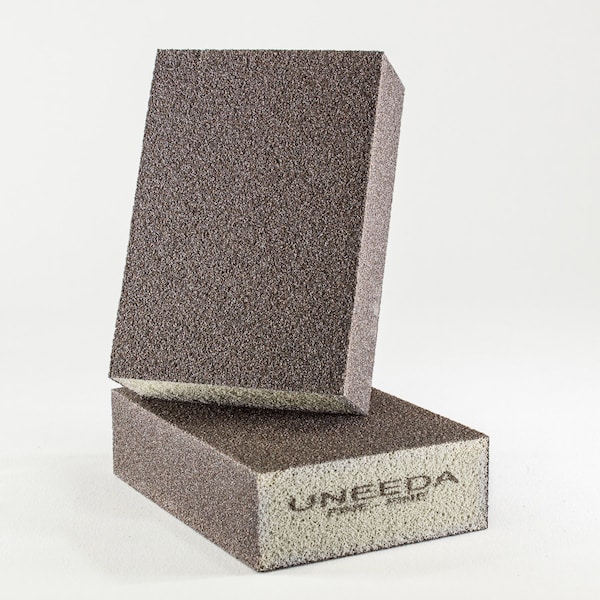 Esponja de lijado de óxido de aluminio de 1 pulgada superfina y firme Uneeda Uneesponge - P-103307