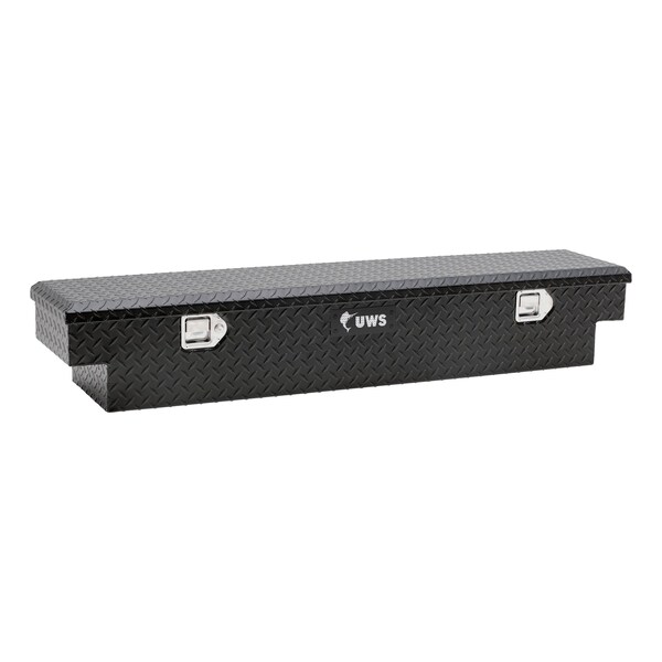 Uws MATTE BLACK ALUMINUM UTV TOOL BOX - POLARIS - 8500005