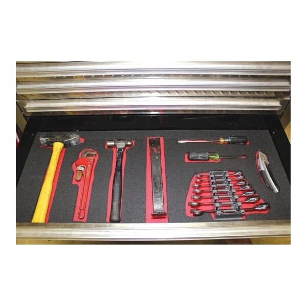 Accuform STOREDRAWERS FOAM TOOL ORGANIZER PDF105BKYL - PDF105BKYL