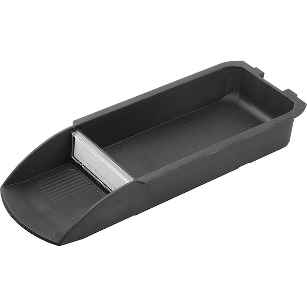 Kipp Grab Container, For Mounting Profile, Form:D, B=110, 6, L=286, H=40, Polyamide Black - K1629.20110291