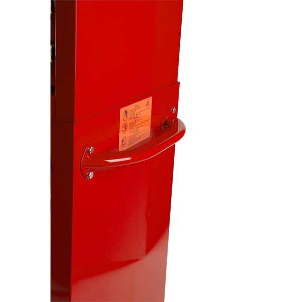 Westward WESTWARD Rolling Tool Cabinet, 7-Drawers, Gloss Red, 27" W x 19" D x 39.5" H - 32H888