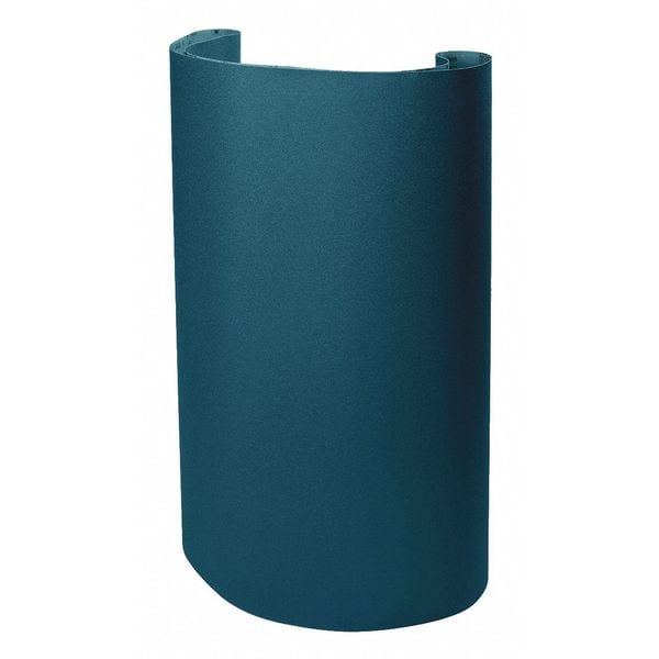 Banda de lijado Scotch-Brite, 37 pulgadas de ancho, 60 pulgadas de largo, Mezcla revestida/no tejida, Óxido de aluminio, Muy fina, SC-BF, Azul - 7000120775