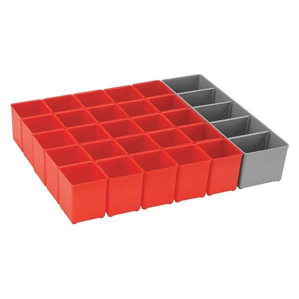 Bosch Tool Organizer with Plastic, 2-3/4" H x 13-1/2" W - ORG72-RED