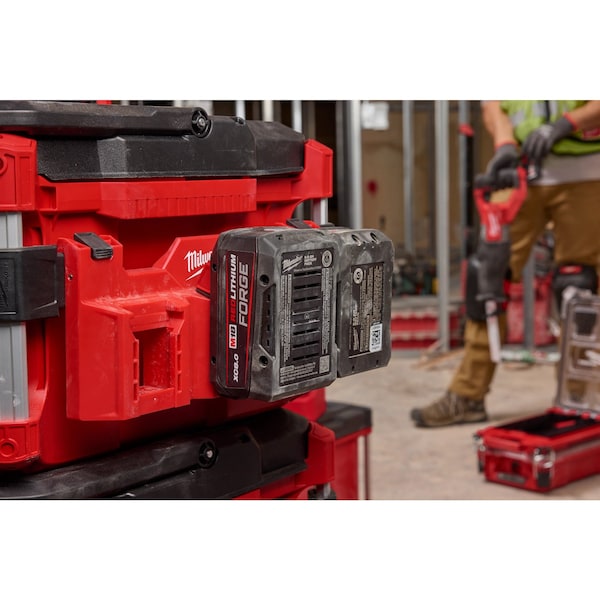 Milwaukee Tool PACKOUT Tool Box M18 Battery Rack Attachment - 48-22-8603