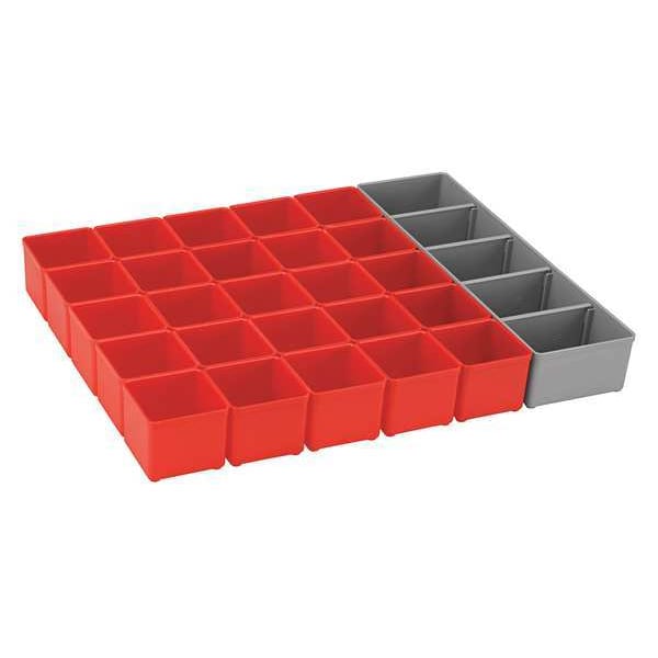 Bosch Tool Organizer with Plastic, 1-3/4" H x 10 1/2 in W - ORG53-RED