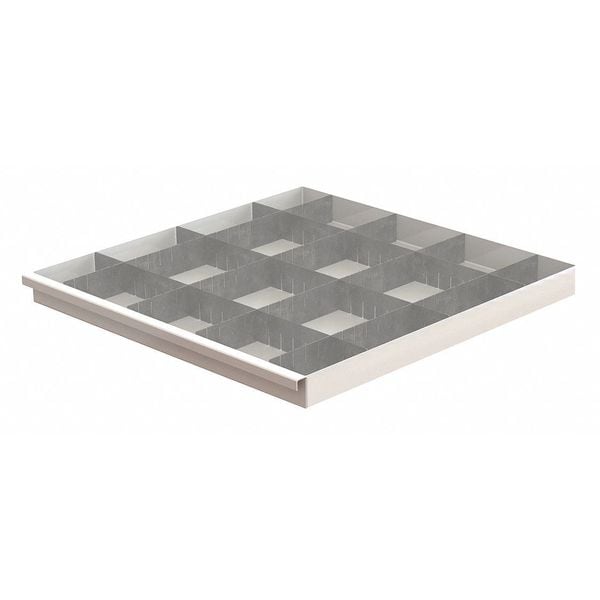 Swivel Storage Solutions Drawer Divider with Steel, 2 1/2 in H x 23 3/4 in W - PRDDGG2727