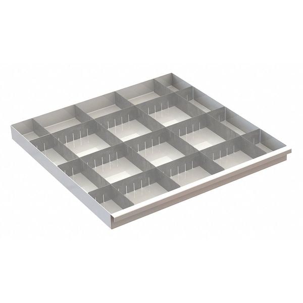 Swivel Storage Solutions Drawer Divider with Steel, 2 1/2 in H x 23 3/4 in W - PRDDGG2727