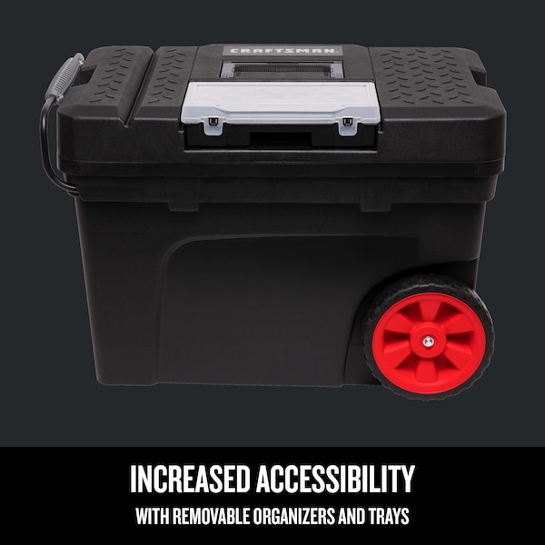 Craftsman Storage, 17 gal Black Pro Mobile Tool Bo - CMST33026