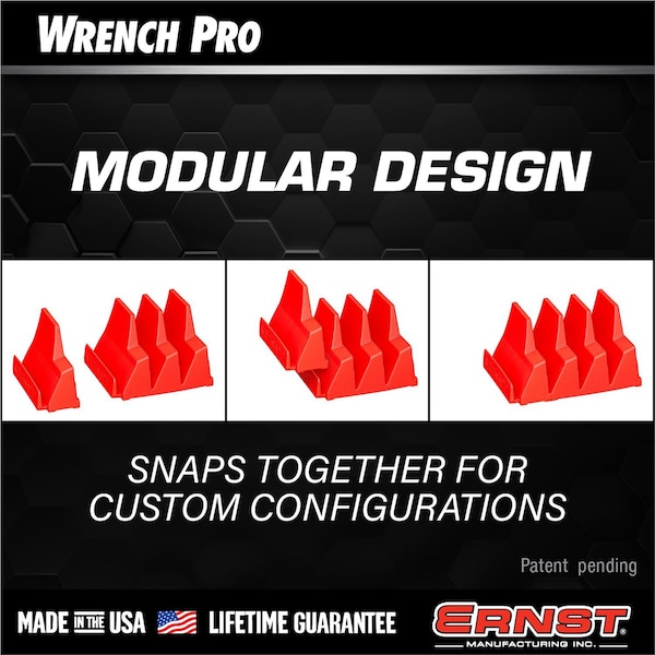 Ernst Manufacturing 40 Tool Magnetic Modular Wrench Pro - Blue - 5415M