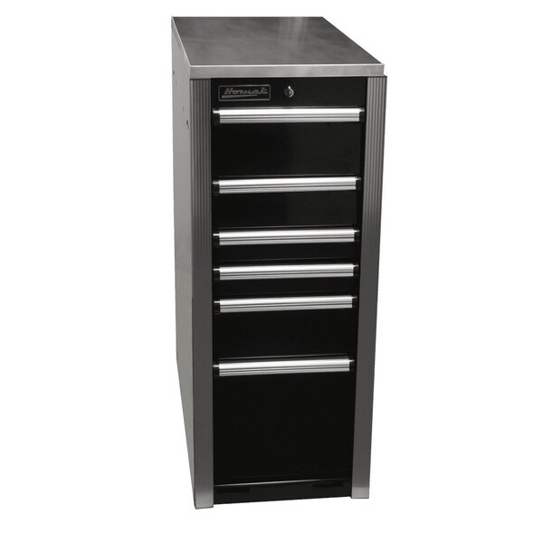 Homak HXL Side Cabinet - Black - HX08015061