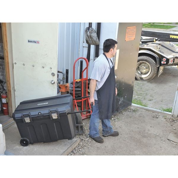 Stanley Mobile Rolling Tool Chest, 50 Gallon, 37" W x 23" D x 23" H, Structural Foam, Black, Incl. Lock/Keys - 037025H