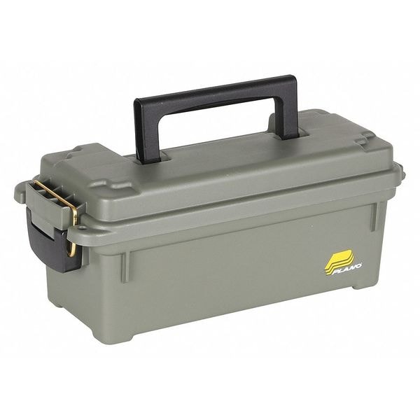 Plano Tool Box, Plastic, Green, 13-1/2 in W x 5-1/2 in D x 5-1/2 in H - 121202