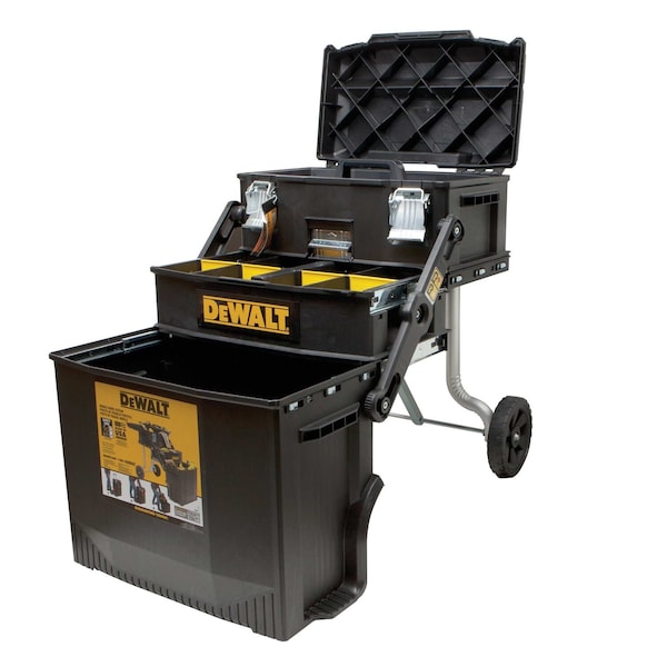 Dewalt Mobile Work Center, Plastic, Black, 29 in W x 16-1/2 in D x 22 in H - DWST20800