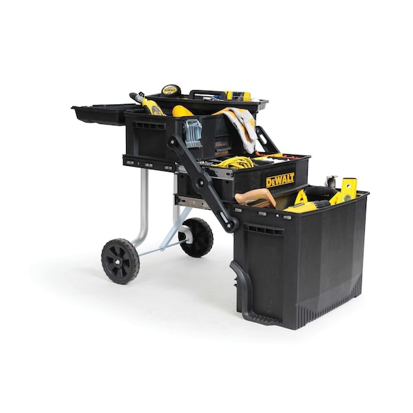 Dewalt Mobile Work Center, Plastic, Black, 29 in W x 16-1/2 in D x 22 in H - DWST20800