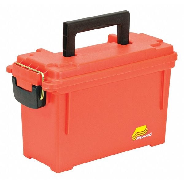 Plano Marine Emergency Tool Box, Plastic, Orange, 11-1/2 in W x 5 in D x 7 in H - 131252