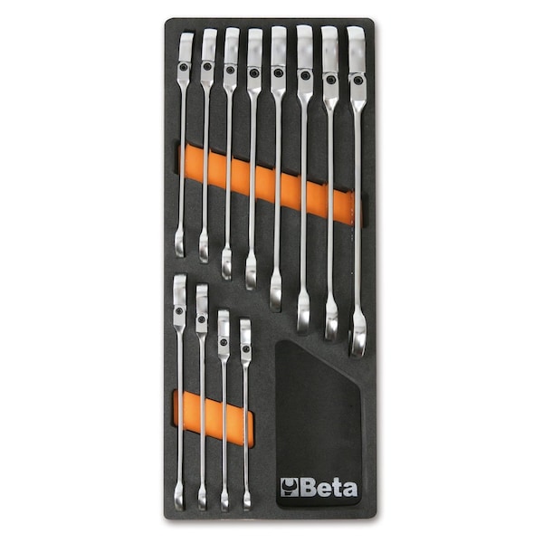 Beta 3 Drawer Rolling Tool Cart with 6 Foam Tray Tool Sets and 152 Tools and Accessories - RSC24KIT