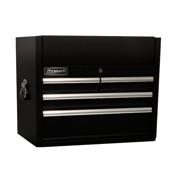 Homak 27in SE Series 4-Drawer Top Chest w/Outlet - TBK2027042