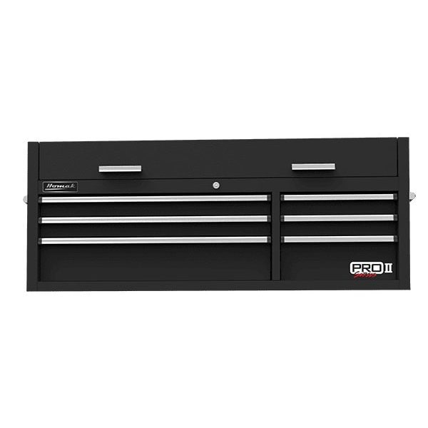 Homak 54in Pro 2 6-Drawer Top Chest - Black - BK02054602