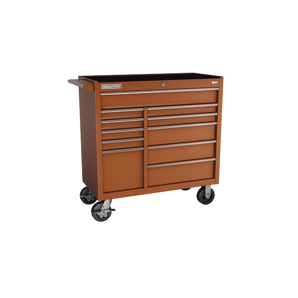 Champion Tool Storage FMPro Tool Cabinet With Casters, 11 Drawer, Red, Steel, 41 in W x 20 in D - FMP4111RC-RD