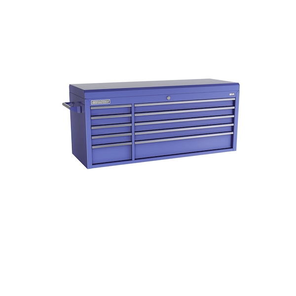 Champion Tool Storage FMPro Top Chest, 10 Drawer, Blue, Steel, 54 in W x 20 in D - FMP5410TC-BL