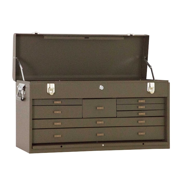 Kennedy Signature Series Top Chest, 8 Drawer, Brown, Steel, 26-3/4 in W x 8-1/2 in D x 13-1/2 in H - 526B