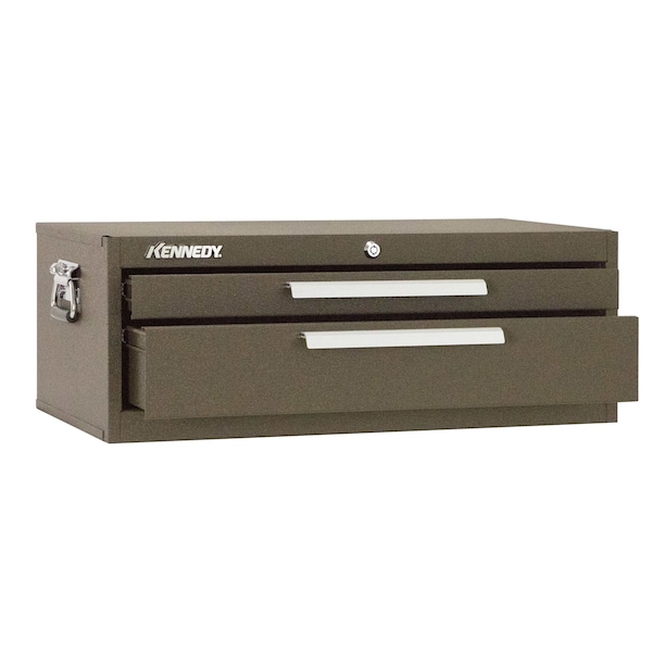 Kennedy Signature Series Intermediate Chest, 2 Drawer, Brown, Steel, 26-3/4 in W x 12-1/2 in D x 9-1/2 in H - 5150B