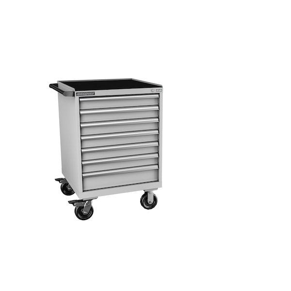 Champion Tool Storage Tool Cabinet, 7 Drawer, Light Gray, 28-1/4 in W x 28-1/2 in D x 43-1/4 in H, S15000701ILMB8S1RT-LG - S15000701ILMB8S1RT-LG