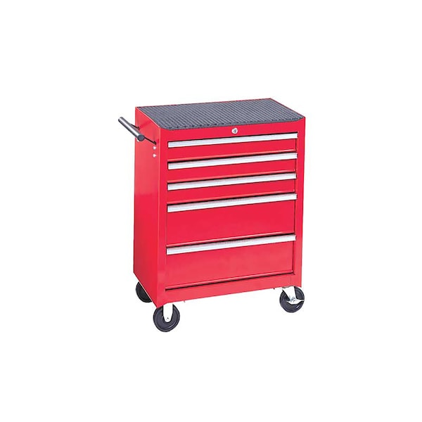 Stm 5 Drawer, Red, 570 mm W x 345 mm D x 650 mm H - 326530