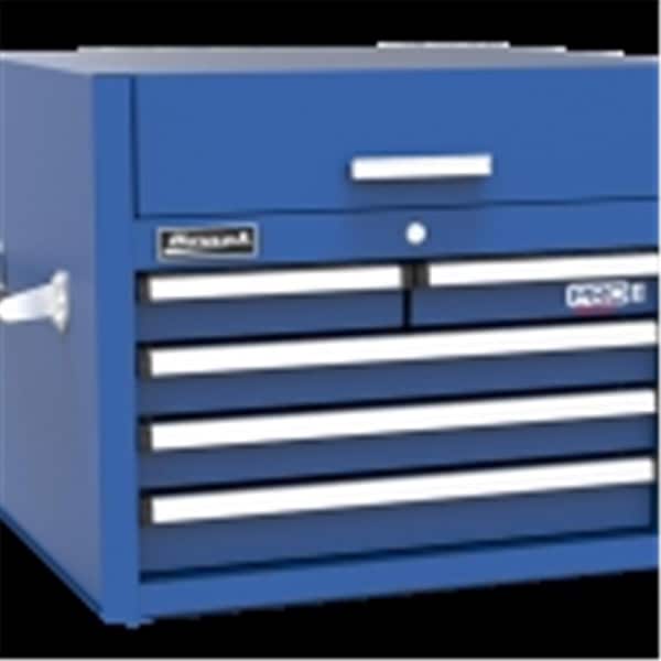 Totalturf 27 in. Pro 2 5-Drawer Top Chest, Blue - TO2989925