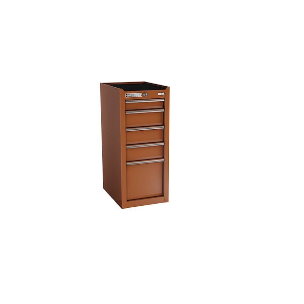 Champion Tool Storage FMPro Side Cabinet, 5 Drawer, Red, Steel, 15 in W x 20 in D - FMP1505SL-RD