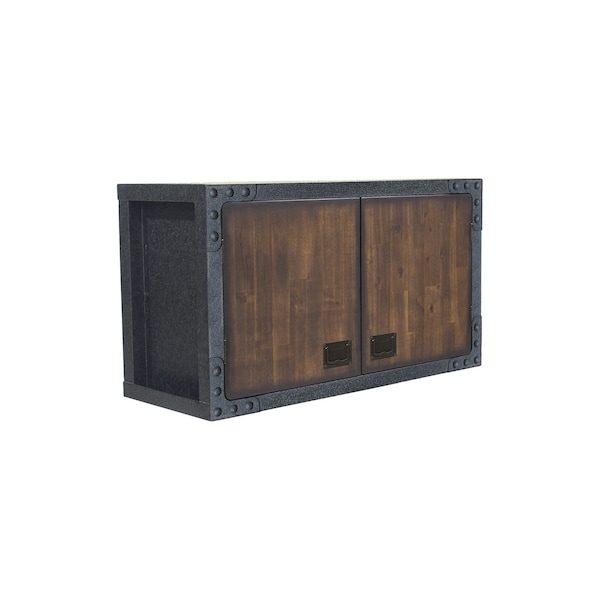 Duramax Garage Storage Combo Set, Brown/Gray, Steel, Wood, 144 in W x 24 in D - 4PWTWCFC