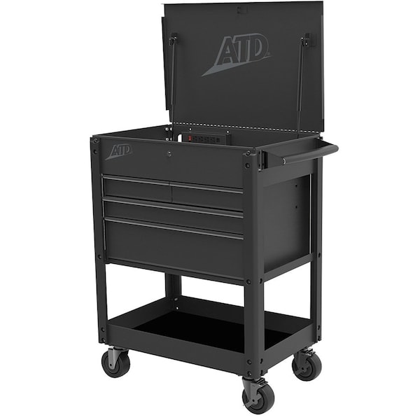 Atd Tools ATD 31-inch 4-Drawer Quick Assembly Deluxe Service Cart - 70451