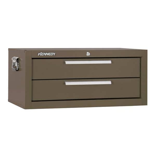Kennedy Signature Series Base Tool Cabinet, 2 Drawer, Brown, Steel, 26-3/4 in W x 12-1/2 in D x 11-3/4 in H - 2602B
