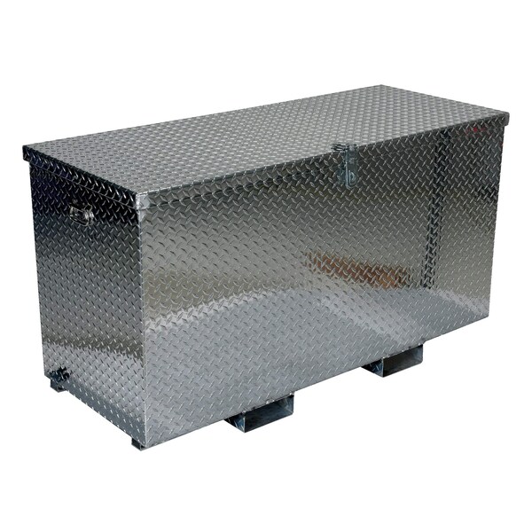 Vestil Tool Box, Silver, Aluminum, 48 in W x 36 in D - APTS-3648-F