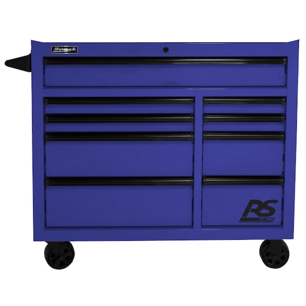 Homak 41in RS PRO 9 DWR ROLLING CABINET-BLUE - BL04004193