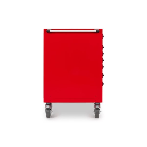 Tekton Rolling Tool Cabinet, 7 Drawer, Red, Steel, 36 in W x 27 in D x 41-1/2 in H - OCL33200STM