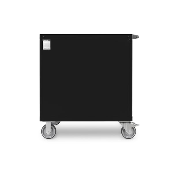 Tekton Rolling Tool Cabinet, 7 Drawer, Black, Steel, 36 in W x 27 in D x 41-1/2 in H - OCL33100LWT