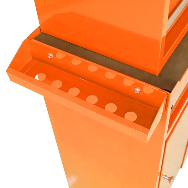 Edendirect Tool Chest, 5 Drawer, Orange, Metal, 22.95 in W x 47.25 in H - ED-W110265912