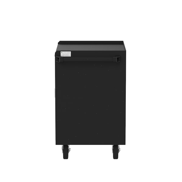 Valley Craft Garage Mobile Cabinet, Black/Silver, 24 in W - F89611BS