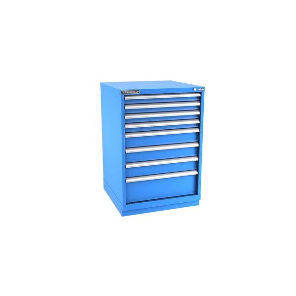 Champion Tool Storage Modular Tool Cabinet, 8 Drawer, Blue, Steel, 28 in W x 28-1/2 in D x 41-3/4 in H - S18000801ILCFTB-BB
