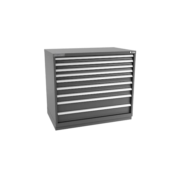 Champion Tool Storage Modular Drawer Cabinet, 9 Drawer, Dark Gray, Steel, 47 in W x 28-1/2 in D x 41-3/4 in H - E18000902ILCFTB-DG