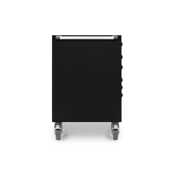 Tekton Rolling Tool Cabinet, 11 Drawer, Black, Steel, 48 in W x 27 in D x 41-1/2 in H - OCL43102STM