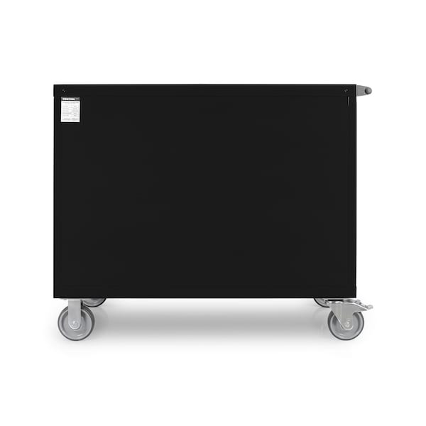 Tekton Rolling Tool Cabinet, 11 Drawer, Black, Steel, 48 in W x 27 in D x 41-1/2 in H - OCL43102LWT