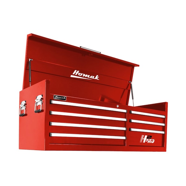 Homak 56in H2Pro Series 8 Drw Top Chest - Red - RD02056072