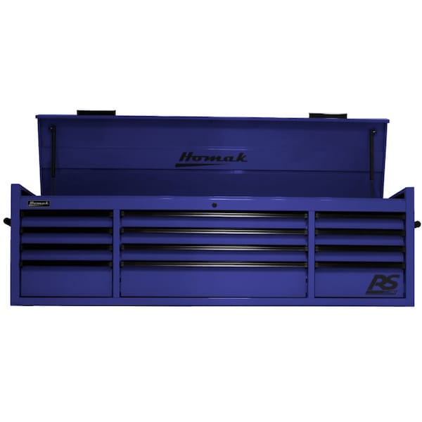 Homak 72in RS PRO 12 DR TOP CHEST W/OUTL-BL - BL02072120