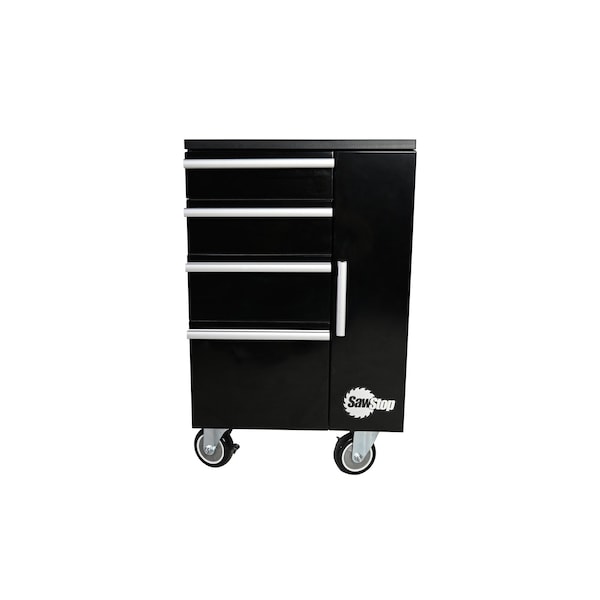 Sawstop Tool Cabinet, Black, Steel, 18 in W - TSA-UTC18