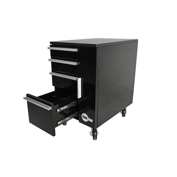 Sawstop Tool Cabinet, Black, Steel, 18 in W - TSA-UTC18